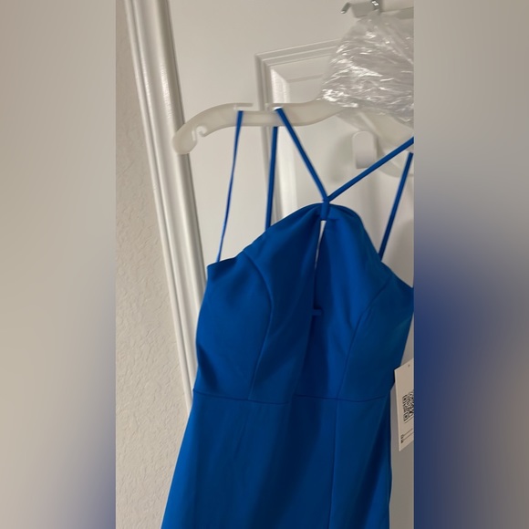 NWT Royal Blue Formal Maxi Dress Size 4 - Picture 4 of 5